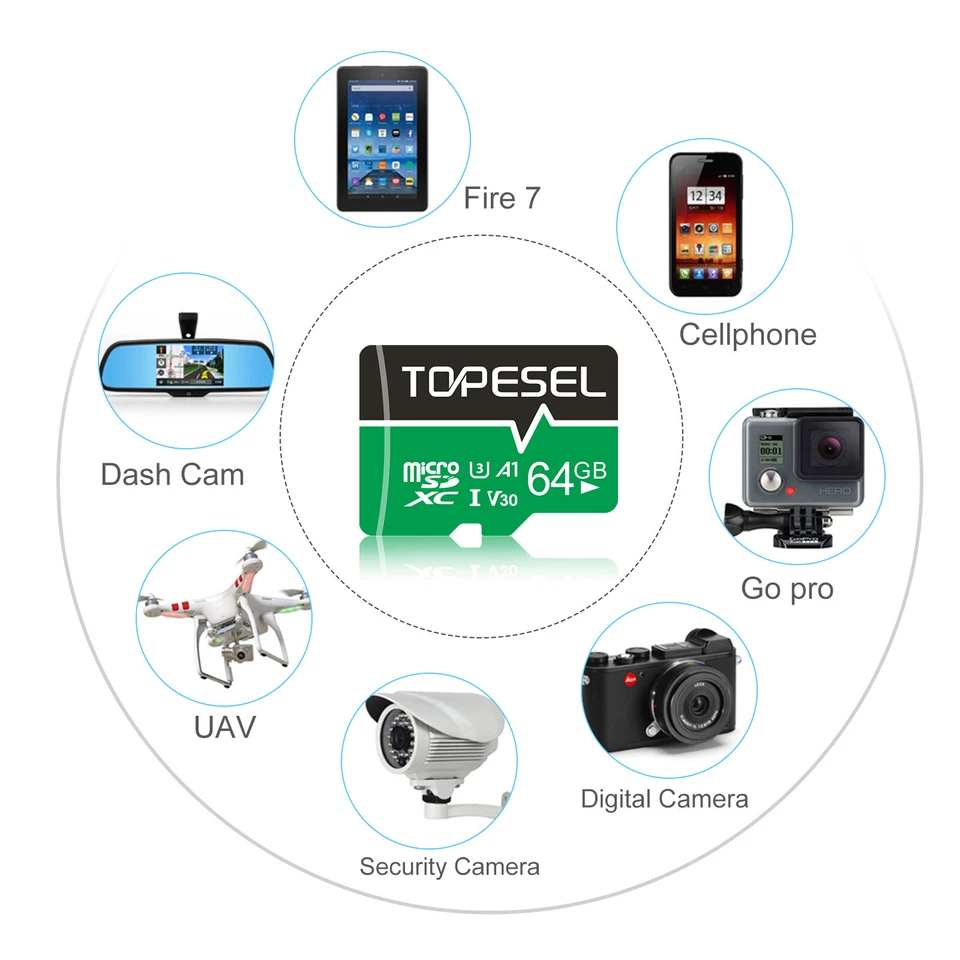 Micro Sd Card 64Gb Class 10 Sdxc Sdhc Memory Card Tf Card For Phone Camera