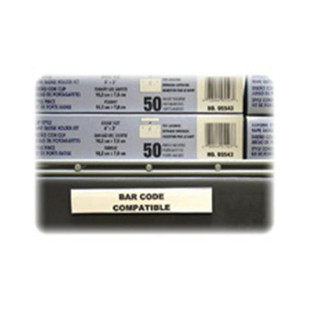 C-Line Products- Inc. CLI87207 Porte-Étiquette- pour Étagère Magnétique- 6in.Lx.50in.H- Effacer