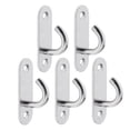 thumbnail image 2 of 5pcs M5 Wall Mount Coat Hooks, Hook Rack/Rail Wall Hook Rack for Hanging Clothes, 2 of 8
