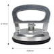thumbnail image 2 of Aspiradora de aluminio Solude con ventosa para ventanas de vidrio, 2 of 5