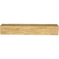 thumbnail image 3 of Ekena Millwork 6"H x 10"D x 84"W Riverwood Faux Wood Fireplace Mantel, Natural Pine, 3 of 17