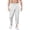 White, variant on Men’s Wide Leg Linen Casual Pants Breathable Summer Large Size Bottoms