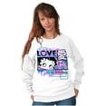 thumbnail image 3 of Kanji Style Betty Boop Love XOXO Women Crewneck Sweatshirt Brisco Brands L, 3 of 6