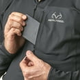 thumbnail image 5 of Realtree Men's 1/4 Zip Hunting Pullover- Black, Size M, 5 of 5