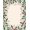 Green, Pattern 5, variant on ODIKA 4'x6' Machine Washable Non-Slip Area Rug, Holly Berries Pinecone Wreath Festive Holiday Decoration High Traffic Rug, Green, 609175