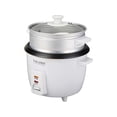 thumbnail image 2 of Tayama RC-3 3 Cup Rice Cooker with Steam Tray, White, 2 of 4