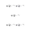 thumbnail image 1 of ZheElen Punk Rock Fashion-Proof pour Hommes et Femmes Lunettes de Protection Rondes UV400 C9 5Set, 1 of 6