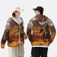 thumbnail image 4 of Fotbe Western Desert Cowboy Cloud Chaqueta con Protección Solar UPF 50+ para Hombre y Mujer, Camisa con Capucha y Bolsillos-XX-Large, 4 of 7