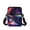 Fluid Art Patterns, variant on Chririnla Crossbody Bags Black Cat Butterfly Floral Portable Crossbody Purse for Running, Polyester Lightweight Shoulder Bag
