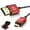 Red, variant on 8K Micro HDMI to HDMI Cable [8K@60Hz, 4K@240Hz] 6K 5K, 48Gbps, HDR, Compatible for Samsung G8/G9, Camera, Raspberry Pi 5/4, GoPro Hero, Cam Link -3.3FT