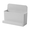 thumbnail image 1 of Soporte de control remoto universal Organizador de medios de montaje en pared Caja de almacenamiento autoadhesiva Accesorios de suministro de oficina-2 piezas, 1 of 5