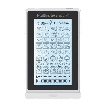 HealthmateForever T40AB Touch Screen TENS Muscle Recovery & Pain Relief Therapy (White)