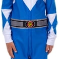 thumbnail image 3 of Mighty Morphin Power Rangers Union Suit Toddler Kid's Character Hooded Pajama for Boys Girls - Red Green Blue Pink, 3 of 6