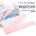 thumbnail image 4 of Dianhelloya Soft Hygienic Fetal Monitor Belt with Snap Closure, High Elastic Prenatal Heart Rate Monitoring Strap for Pregnancy Care, Comfortable Polyester Design (51.18" x 2.36"), 4 of 8