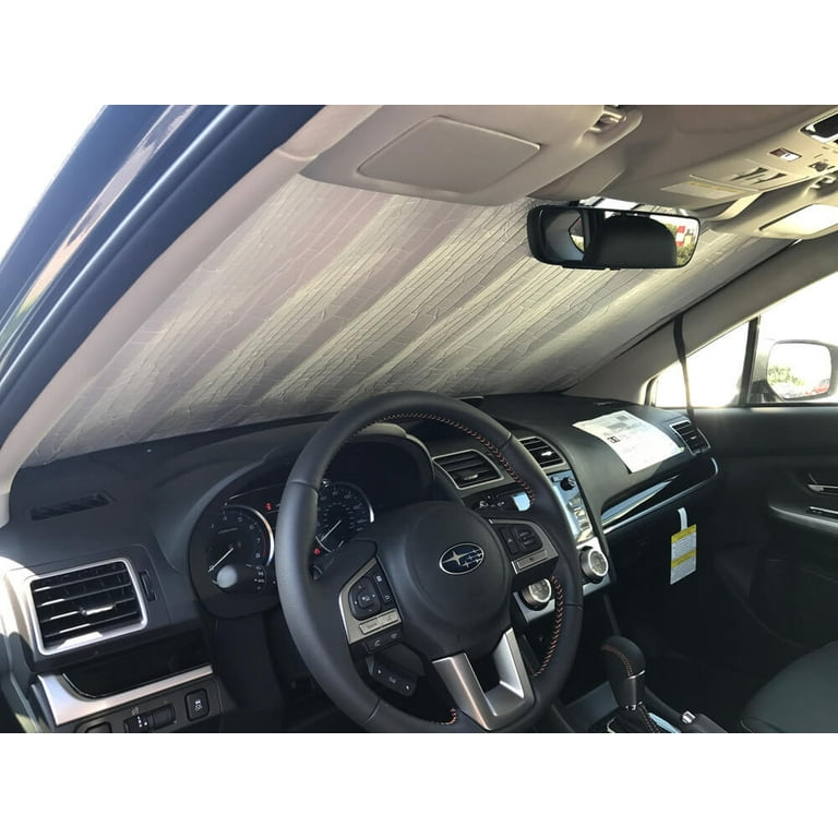 HeatShield The Original Windshield Sun Shade Custom Fit for Subaru Crosstrek Hatchback 5D w Eyesight 2018 2019 2020 2021 Silver Series