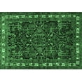 thumbnail image 1 of Ahgly Company Indoor Rectangle Animal Emerald Green Traditional Area Rugs, 7' x 9', 1 of 4