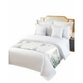 thumbnail image 2 of Xipuska Green Eucalyptus Leaves Bed Runners for Cal King Size Bed, Decorative Bed Throws for Foot of Bed, Pastoral Farmhouse Botanical Bed Runner Sofa Throw Bedding Scarf Slipcover for Bedroom, 2 of 6