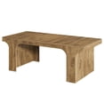 thumbnail image 4 of Fnova 71" Farmhouse Dining Table for 6-8 People, Rectangular Wooden Kitchen Table with Double Pedestal, Dinner Table for Dining Room, Kitchen, Office, Banquet, Living Room, 4 of 11