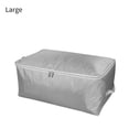 thumbnail image 2 of Bolsa de almacenamiento Bewildely organizador de edredón impermeable tela Oxford gris L, 2 of 6
