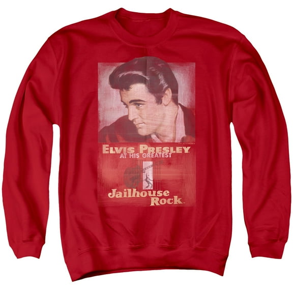 Elvis Presley - Jailhouse Rock Poster - Crewneck Sweatshirt - Small