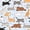 Blue, variant on Homewish Funny Pet Cat 7pcs Queen Bedding,Cartoon Animals Bedding Comforter Set Queen,Beige,Polkadot Reversible