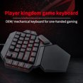 thumbnail image 2 of Teclado De Una Mano Mini Teclado Portátil Para Juegos Teclado De Controlador De Juego De Una Mano Serendint EL008580-00, 2 of 4