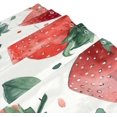 thumbnail image 3 of Watercolor Strawberry Shower Curtains Waterproof Fabric Shower Curtain Bathroom with Hooks Washable Bathroom Shower Curtains 60x72 Inch Home Decor, 3 of 6