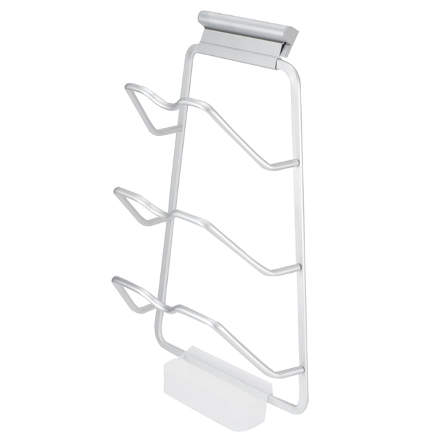 Pot Lid Organizer,3 Tier Wall Mounted Pot Lid Holder Pot Cover Rack Compact and Lightweight