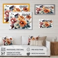 thumbnail image 4 of DESIGN ART Designart "Blooming Vintage Flowers Iv" Floral Wall Decor 32 in. wide x 24 in. high, 4 of 5