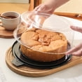 thumbnail image 4 of FEOOWV 5pcs Round Clear Cake Carriers with Dome Lids and Cake Boards - Modern Functional Elegance - 10inch, 4 of 8
