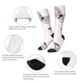 thumbnail image 3 of Naloa Beautiful Butterfly Knee Socks, High Socks Long Stretchy Sock Women Knee High Stocking, Long Socks for Women, 3 of 6