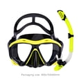 thumbnail image 4 of Gafas de natación unisex Gafas subacuáticas seguras Equipo de buceo (Amarillo), 4 of 8