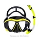 thumbnail image 4 of Gafas de natación unisex Gafas subacuáticas seguras Equipo de buceo (Amarillo), 4 of 8