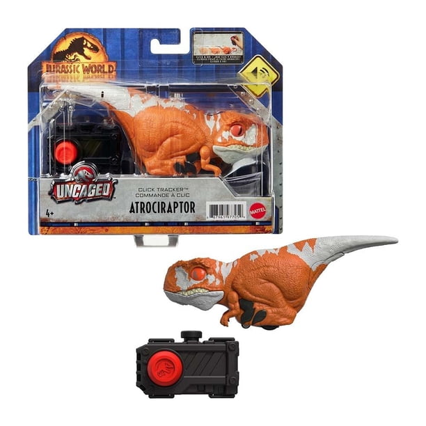Dinosaurio de juguete MATTEL Jurassic World Atrociraptor Red Click Tracker