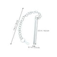 thumbnail image 2 of LITINKIMI 4Pcs Patio Umbrella Pin Chain Replacement Plated Silver Secure Locking Stabilizer Accessory, 2 of 8