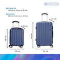 thumbnail image 2 of Set de 2 Maletas de Viaje Check. In Texturizadas 8 kg y 20 kg azul, 2 of 16