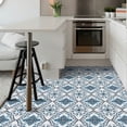 thumbnail image 4 of DEWOO Peel and Stick Floor Tile, Peel and Stick Flooring Self Adhesive, Waterproof Vinyl Flooring Suitable for Bathroom, Kitchen, Blue(12 x 12 In, 10PCS), 4 of 10