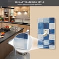 thumbnail image 5 of Yayeee Toggle Light Switch Wall Plate 1-Gang 4.5"x2.7" Home Decorative Outlet Cover, Blue and Gray Plaid Pattern, 5 of 7