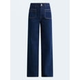 thumbnail image 5 of Free Assembly Women's and Women's Plus The Larchmont High Rise Patch Pocket Jeans, 32" Inseam, Sizes 0-28W, 5 of 5