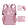 thumbnail image 5 of Mochila escolar YONGSHENG Mochila impermeable ligera para estudiantes Morada 30*17*46cm, 5 of 5