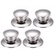 thumbnail image 3 of BRIGHTFUFU 4 piezas de asas para tapas de ollas de cocina, cubiertas de sartenes, asas de acero inoxidable, accesorios para ollas, 3 of 7
