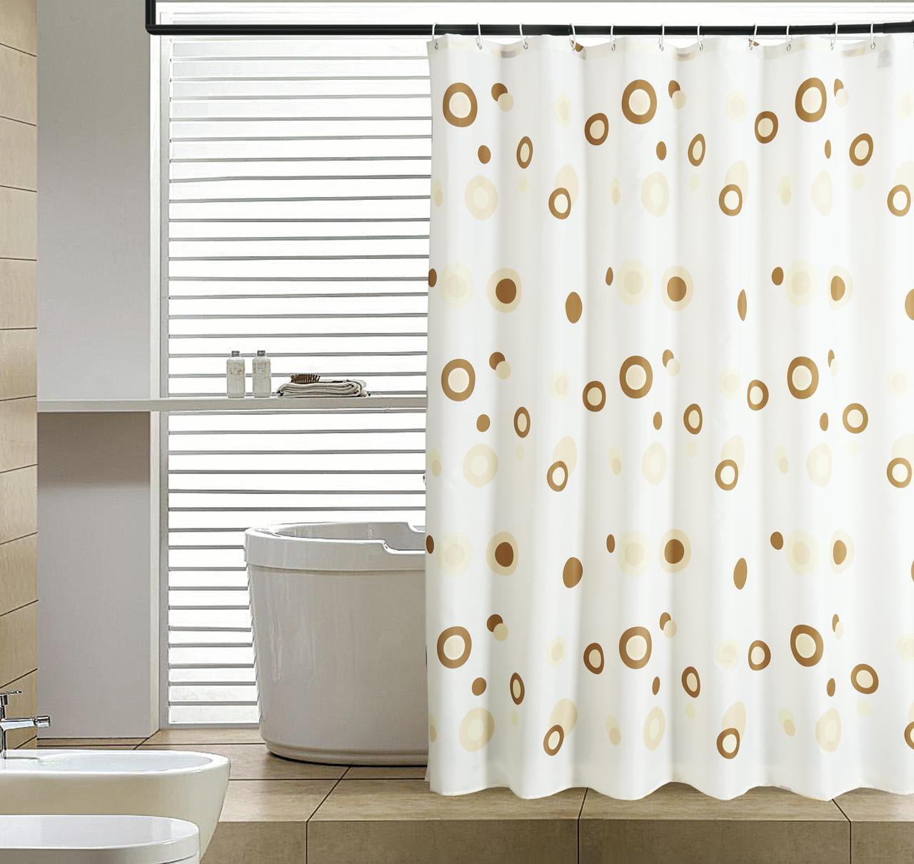 Elegant Home Fashions Abstract Shower Curtain
