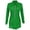 Green, variant on HBFAGFB Women's Jumpsuit High Neck Slim Fitting Zippered Fashion Rompers Comfort Shorts Red Size L