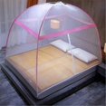 thumbnail image 1 of Mosquito net for bed, portable foldable mosquito net, fine mesh, protection for sleep, suitable for Queen 120200cm A, 1 of 5
