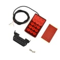 F1 Style 15 Led Rear 3Rd Third Strobe Flashing Tail Brake Stop Light ...