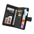 thumbnail image 2 of Case for iPhone 11 Cover Zipper Pocket Wallet Case Magnetic Protective - Black, 2 of 5