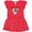 Red with Polka Dot, variant on Inktastic Mommy's Little Koala Gift Baby Girl Dress