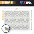 thumbnail image 5 of BNX TruFilter 18x24x1 Air Filter MERV 11 (6-Pack) - MADE IN USA - Allergen Defense Electrostatic Pleated Air Conditioner HVAC AC Furnace Filters for Allergies, Dust, Pet, Smoke, Allergy MPR 1200 FPR 7, 5 of 5