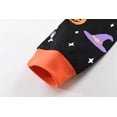 thumbnail image 6 of FEDPOP Toddler Boys Girls Halloween Pajamas Kids 2 Pieces Allover Prints Jammies Set Pjs Sleepwear 4T, 6 of 7