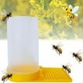 thumbnail image 3 of Distributeur d'Eau d'Abeille Distributeur d'Eau d'Abeille Équipement d'Apiculture Eau Entrée en Plastique Nid d'Abeille Alimentation d'Entrée d'Abeille 3 Pièces,, 3 of 5